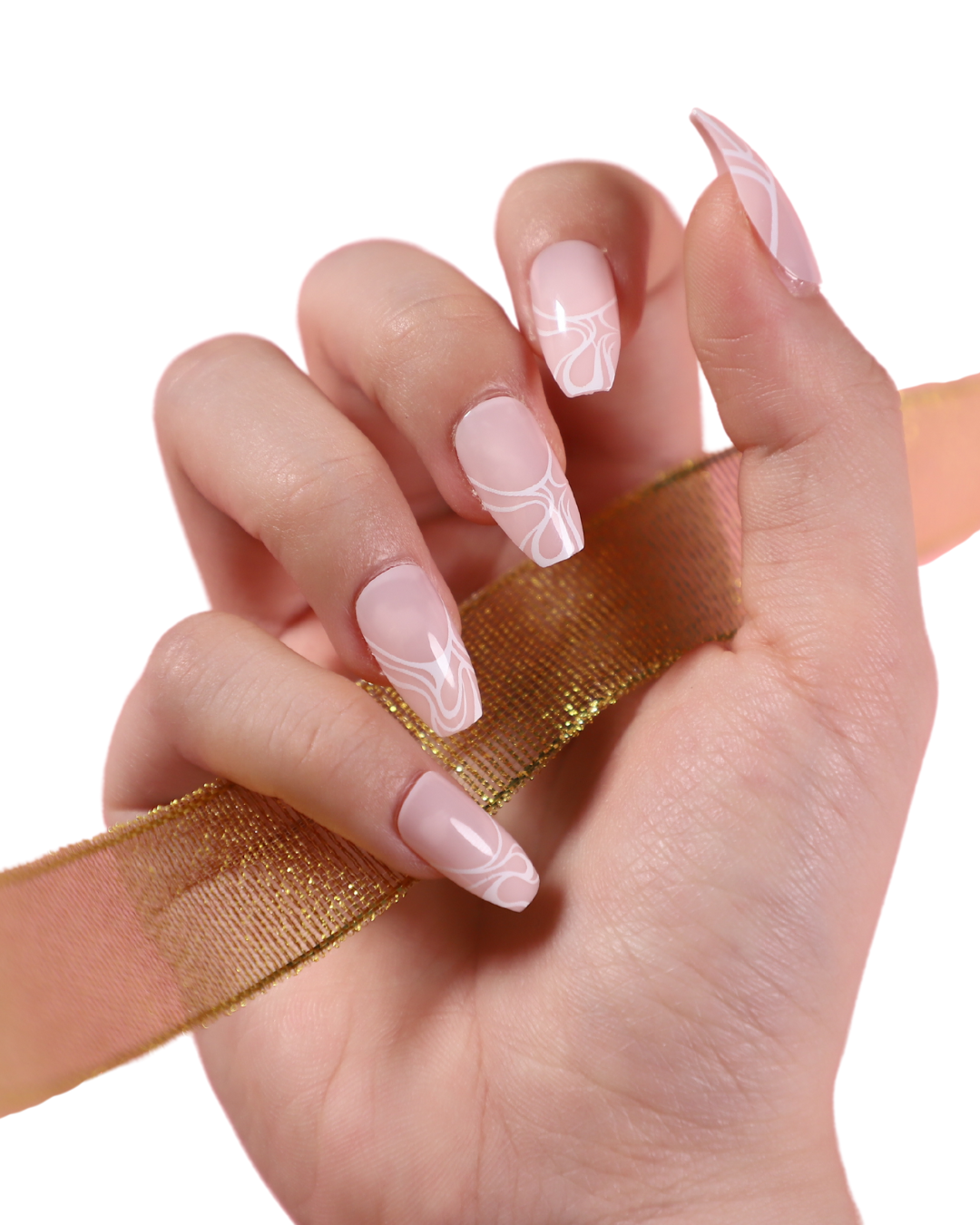SWIRL WHITE FRENCH