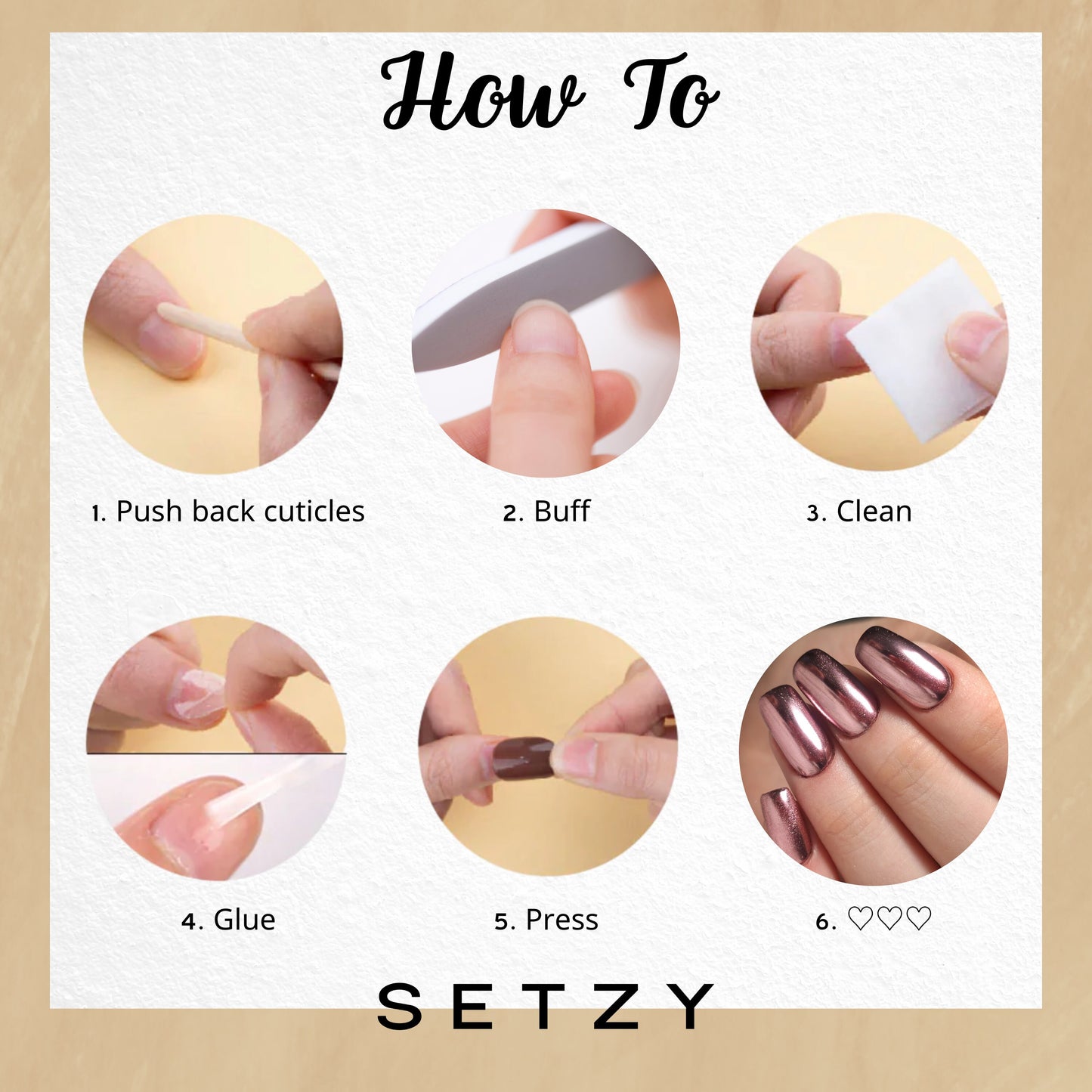 Mix-N-Match Swirl Press On Nail Almond| Press On Nails| Short Nail Press On| Press On Nails Short| Glue On Nails| Spring Summer Nails