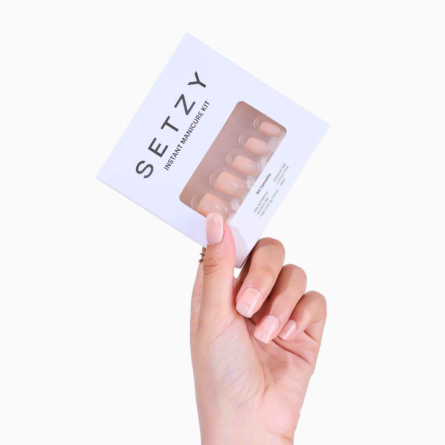 Semi-sheer Nude Short Square