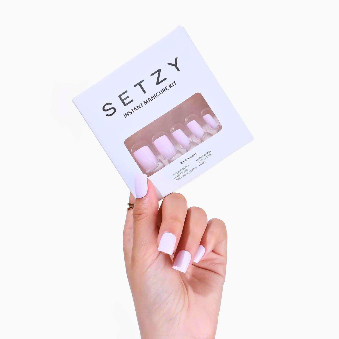 LIGHT PINK SHORT SQUARE