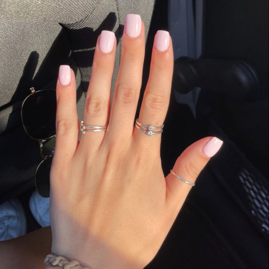 BABY PINK SHORT SQUARE