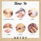 Square French With Accent Nails
