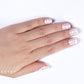 White Clear Croc Print