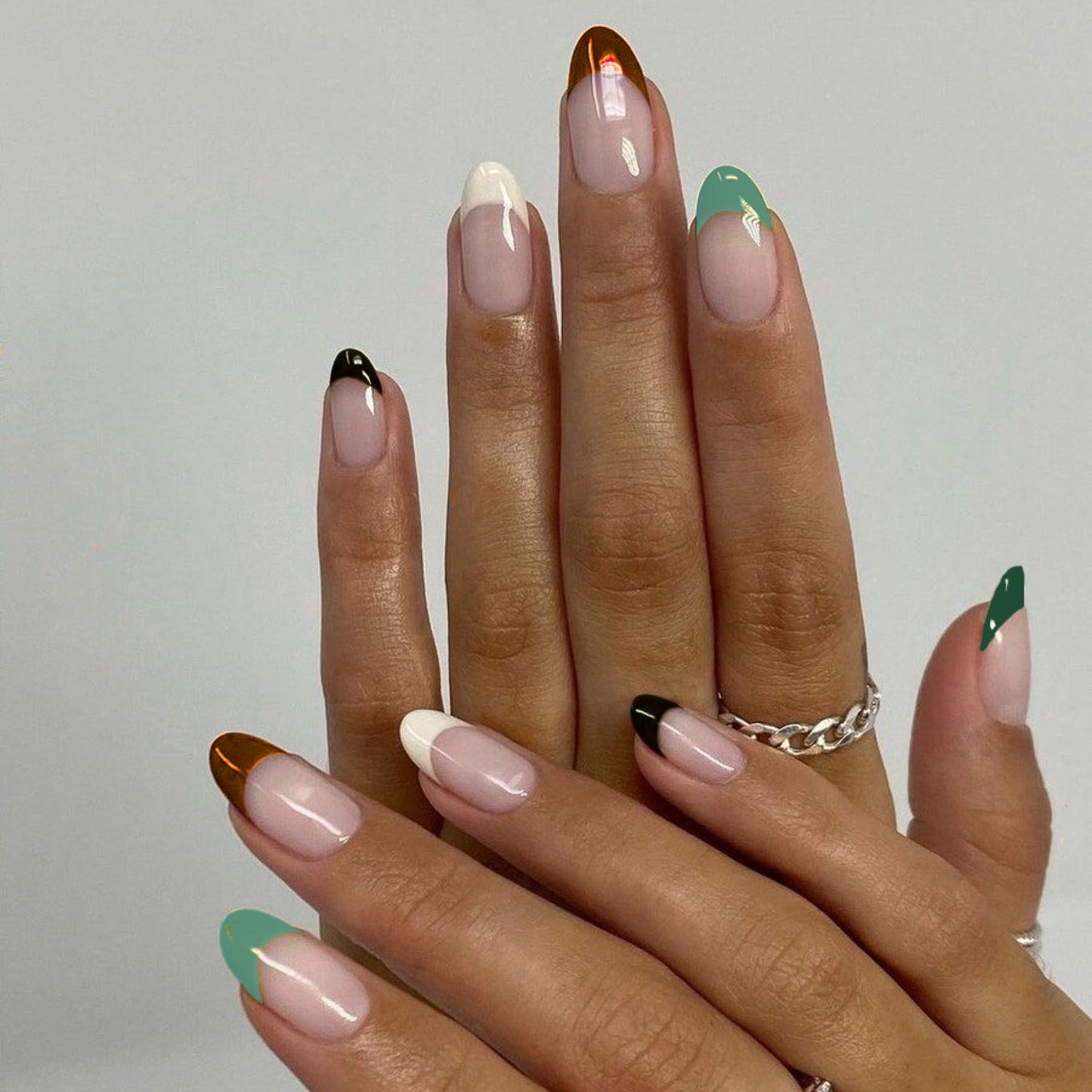 Multi-color French Tip